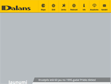 Tablet Screenshot of dalans.lv